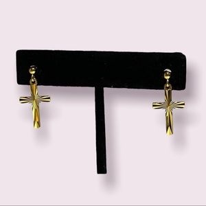 Danecraft Primavera Italy Womens 925 Silver 24kt Gold Plated Earrings Girlfriend